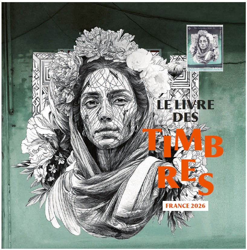 couverture du livre des timbres 2026.
